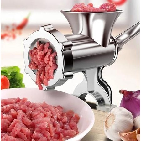 Moedor De Carne a Manivela, Picador De Carne Multifuncional De Liga De Alumínio, Máquina De Enchimento De Carne