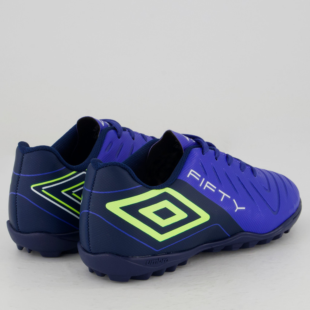 Detalhes do Chuteira Umbro Fifty VI Society Juvenil Azul