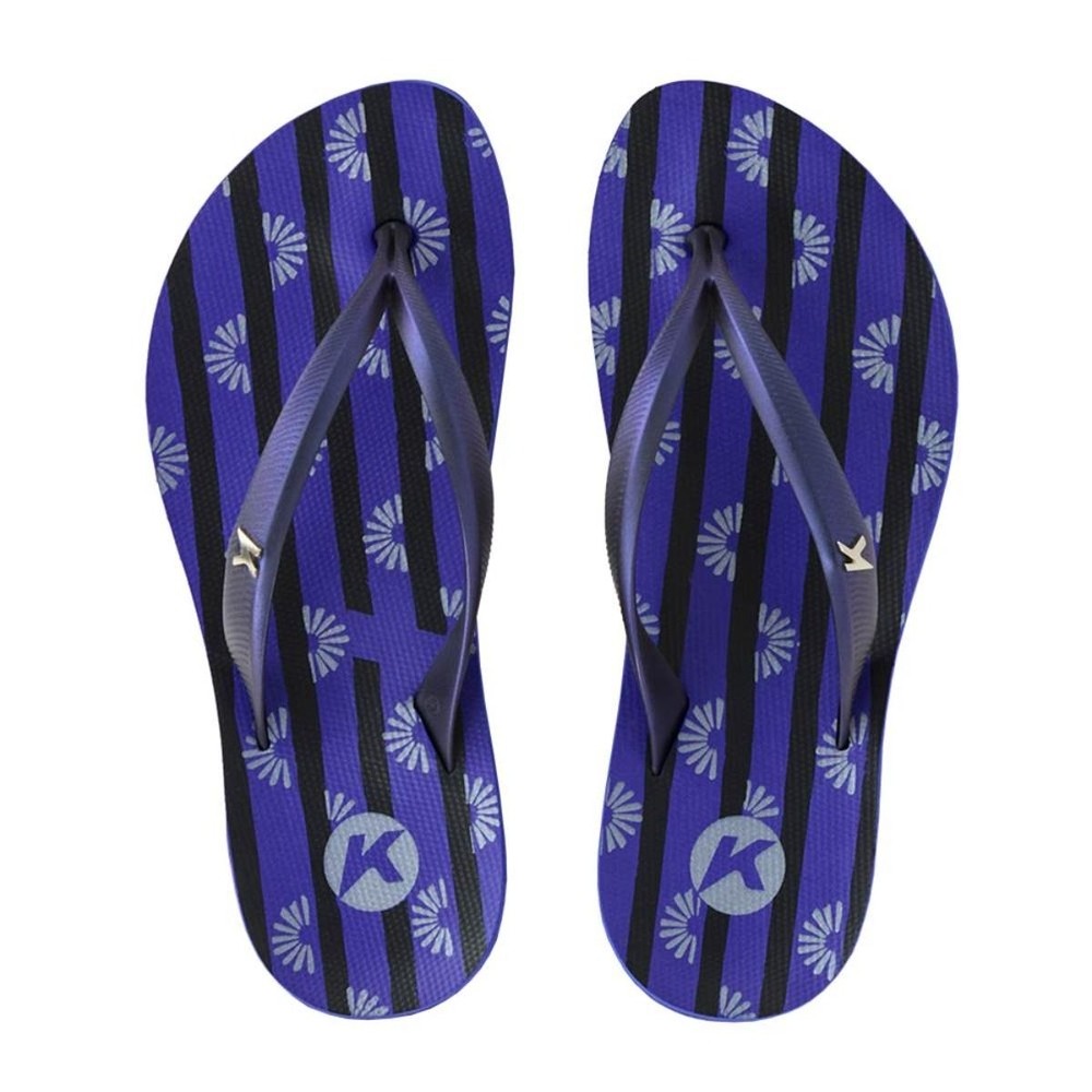 Chinelo Kenner Ibiza Lola Feminino - Marinho e Preto em Oferta na Shopee