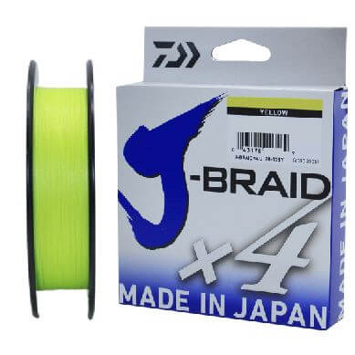 Linha Pesca Daiwa J-braid X4 Multifilamento 135mt 0.29m 40lb