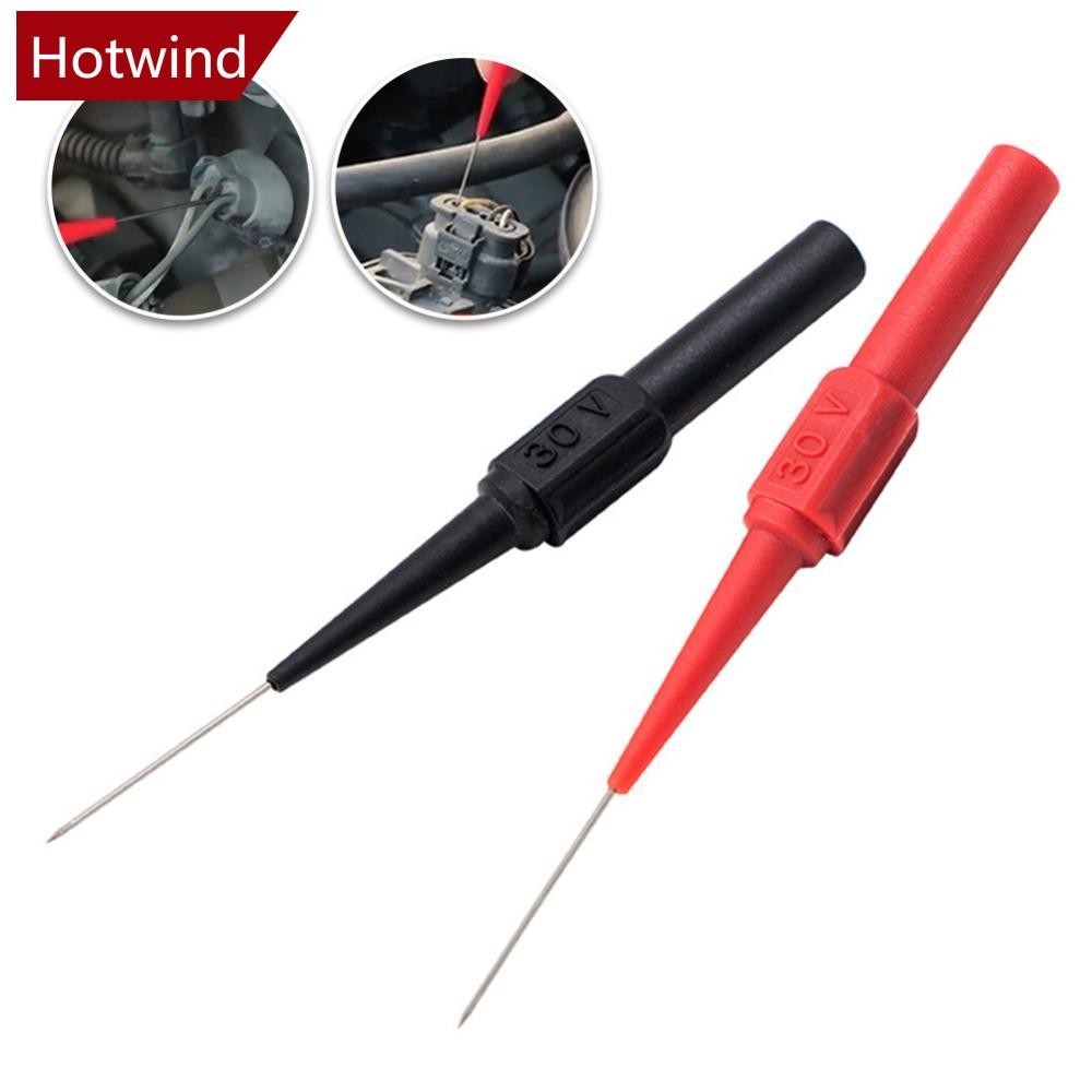 30V Car Tip Test Probes Diagnostic Tools Auto Multimeter Test Leads Mechanical Tools Extention Back Piercing Needle Tip