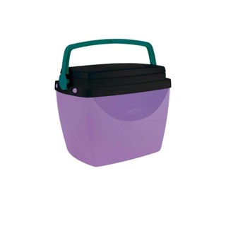 Caixa Térmica 6L Cooler Lilás com Verde 25108209 MOR em Oferta na Shopee