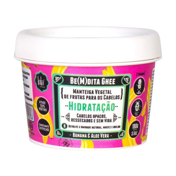 Lola Cosmetics Bemdita Ghee Banana e Aloe Vera Máscara de Hidratação: Onde Comprar | BuscaProdutos