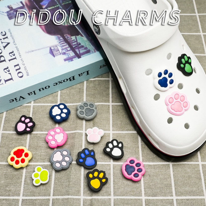 Encantos De Sapato Para Tamanco Decoração Sapatos Acessórios Pinos Colorido Novas Patas Botão Bonito