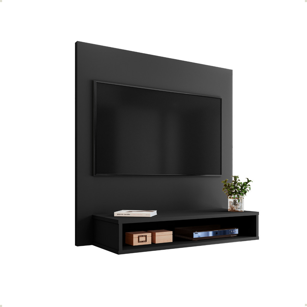 Painel de Tv 32 Polegadas  Milão Preto