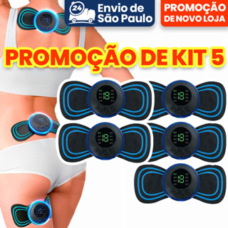 KIT 3/5/10 Mini Massageador Elétrico Portátil Cervical EMS Alivia Dores Corpo Pescoço