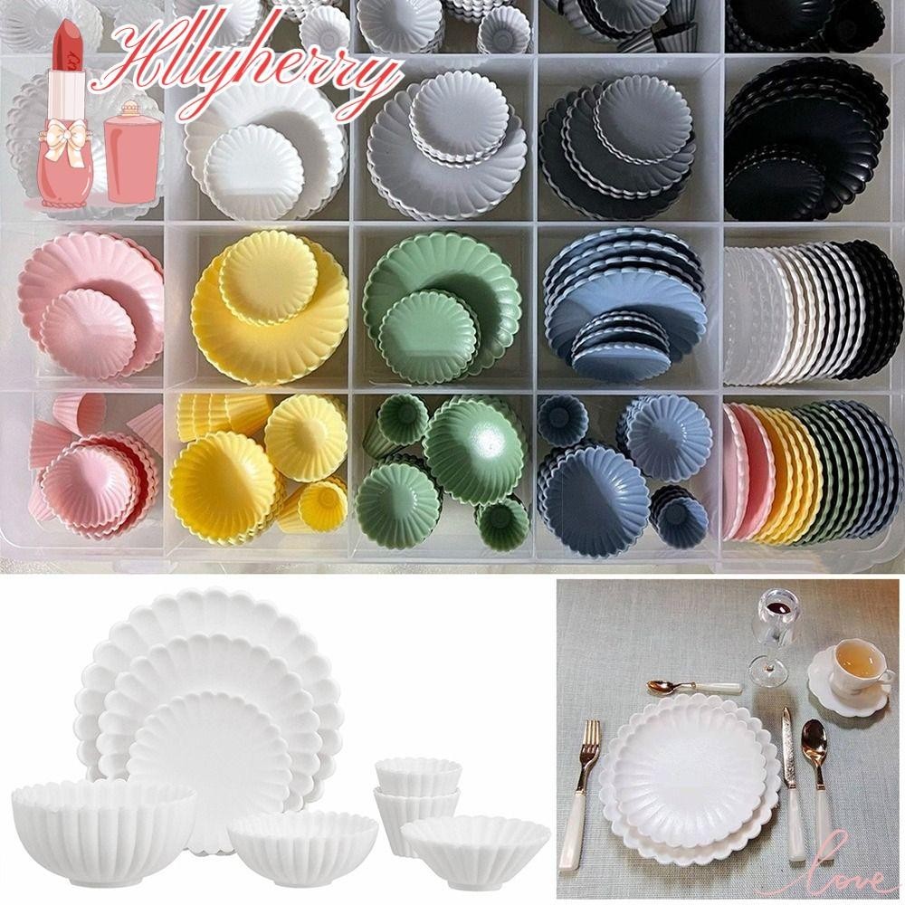 HLLYHERRY 8 Pçs/SET Tigela Prato Móveis De Cozinha Jogando Casa Foto Adereços Utensílio De...