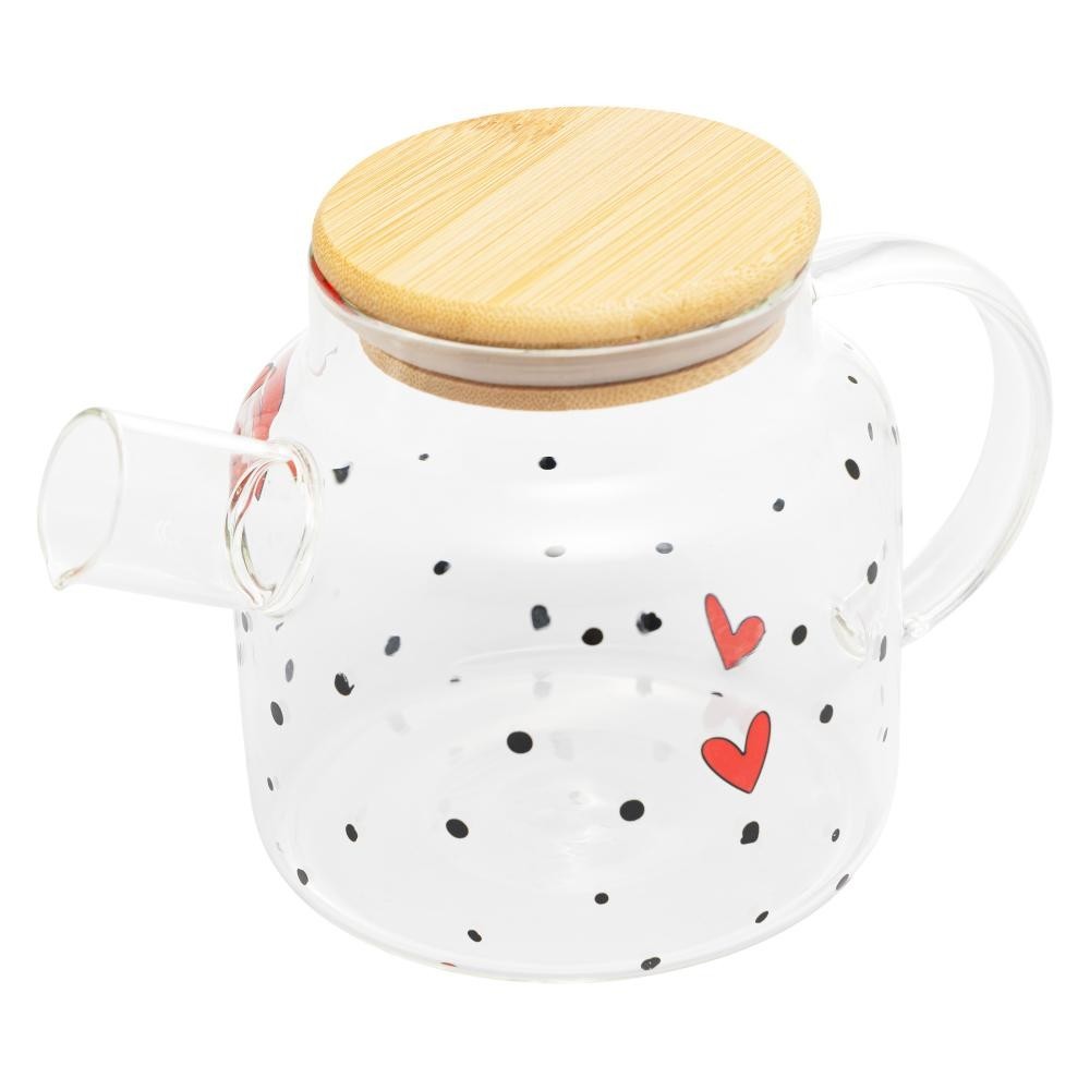 Chaleira Wolff Heart de Vidro Borossilicato 600ml em Oferta na Shopee