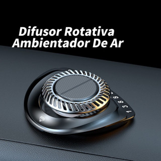 Difusor Rotativo Ambientador de Ar Com Oleo Essential Natual Ambientador De Veículo Solar ...