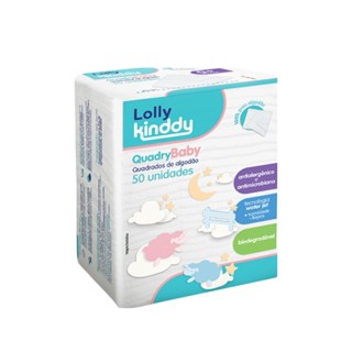 ALGODÃO QUADRADO QUADRY BABY 50UN - LOLLY