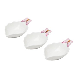 3 Bowls Wolff Borboletas de Porcelana 13cm x 7cm x 3cm