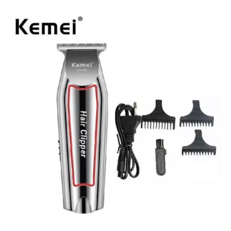 Maquina acabamento cabelo barba profissional kemei km-032 em Oferta na Shopee