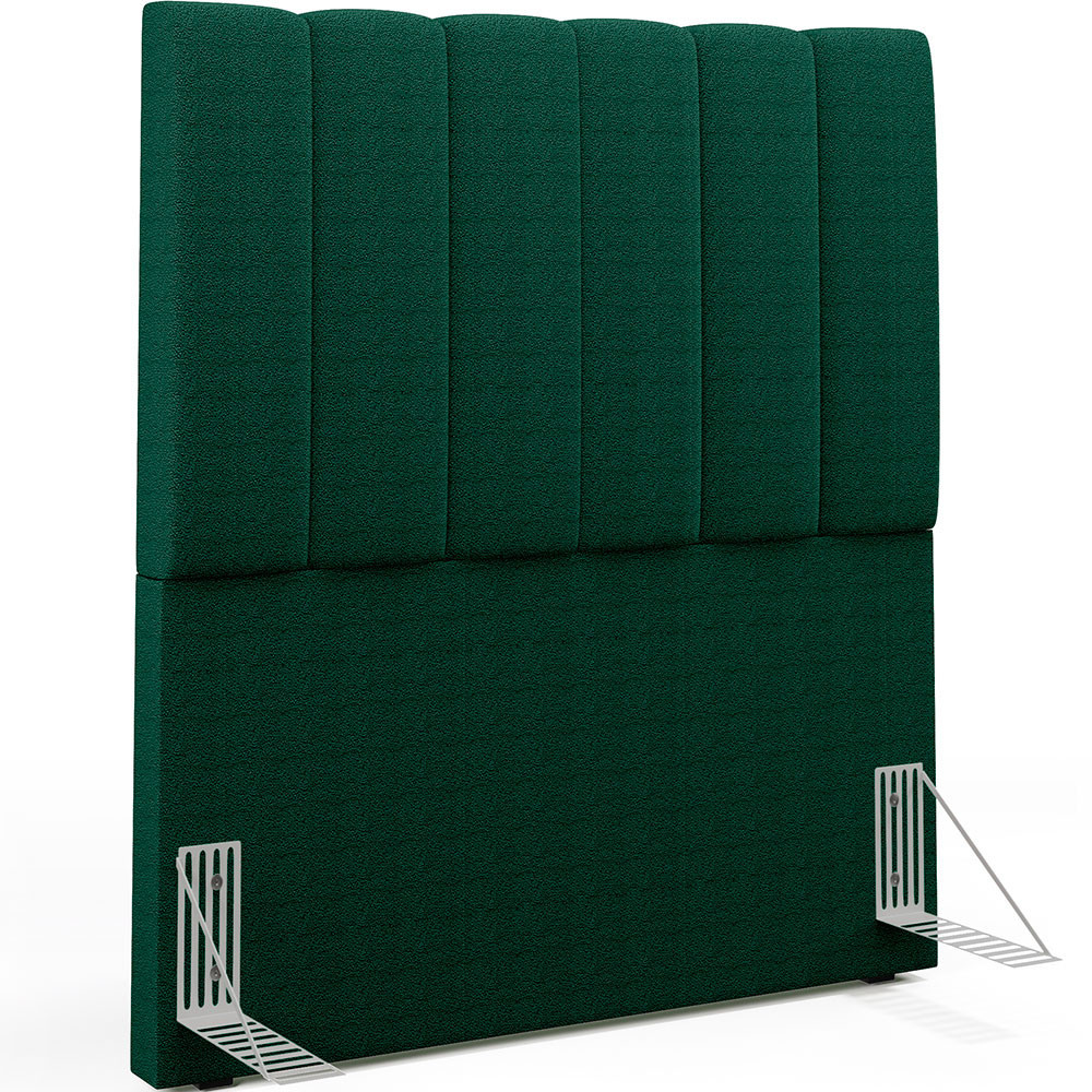 Cabeceira Cama Box Solteiro 100 cm Dália W01 Bouclê Verde - Lyam Decor - Home & Living