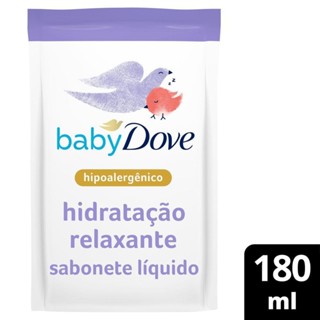 Refil Sabonete Liquido de Glicerina Baby Dove Hora de Dormir 180ml em Oferta na Shopee
