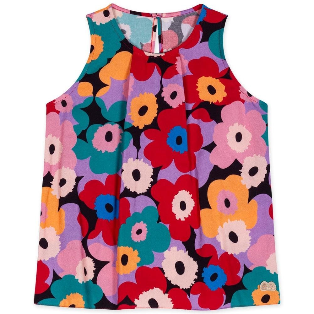 Regata Floral Infantil Feminina Lilica em Oferta na Shopee