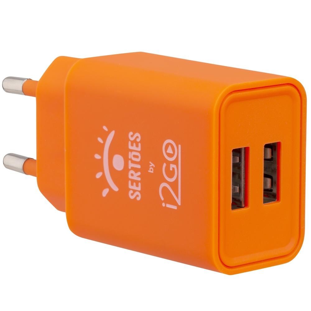 Carregador De Parede i2GO 2 Saídas USB 2,4a - By Sertões - Mobile & Gadgets