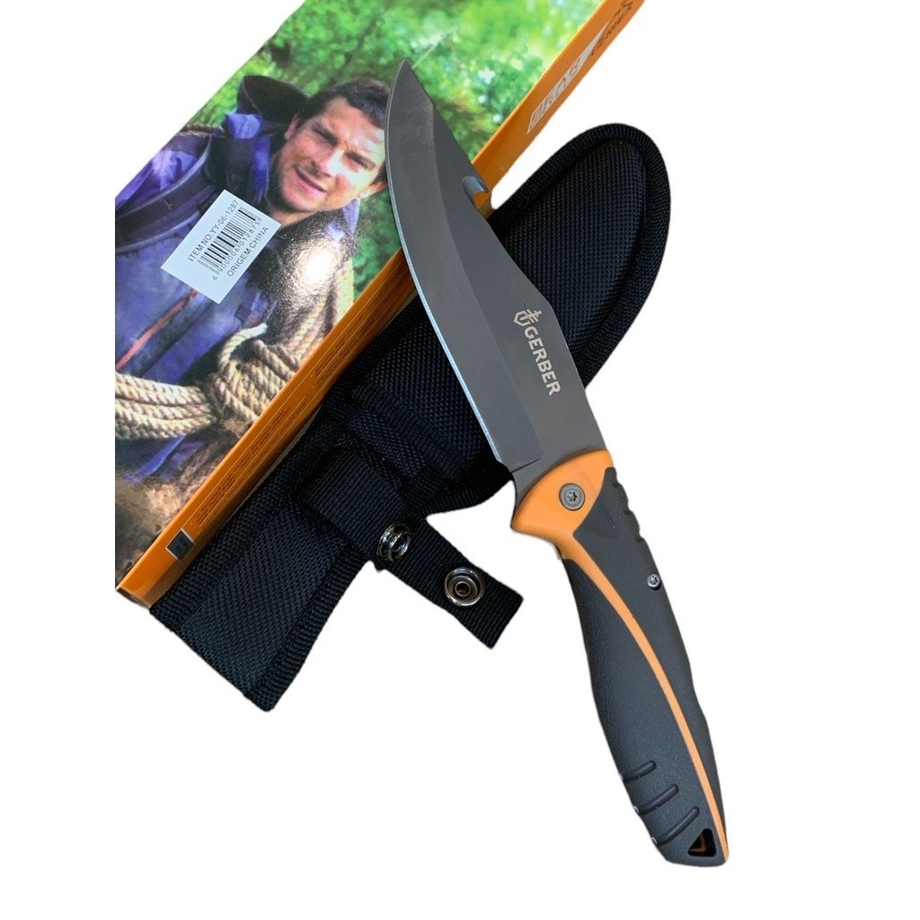 Faca Full Tang Sobrevivência Bg 1287 em Oferta na Shopee