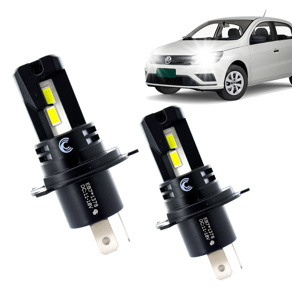 Kit Led H4 Boost Farol Gol Corsa Celta Uno Automotivo