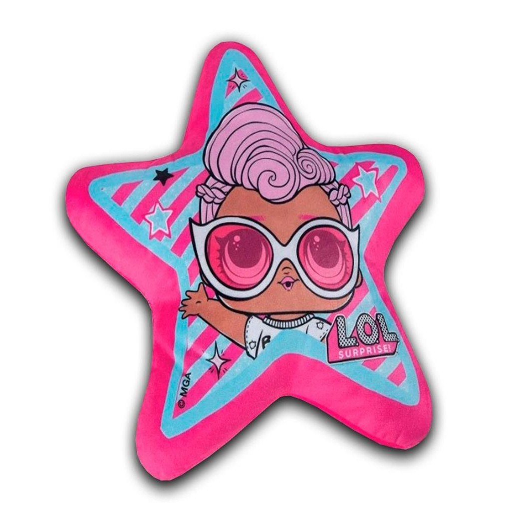 Almofada Grunge Grrrl Lol Surprise Rosa Macia Estrela - Lepper