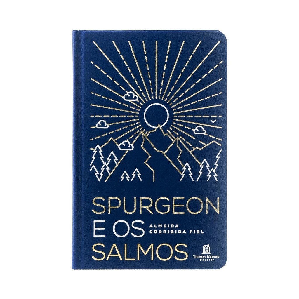 Spurgeon e os Salmos | Capa Dura com Tecido | Azul Escuro em Oferta na Shopee
