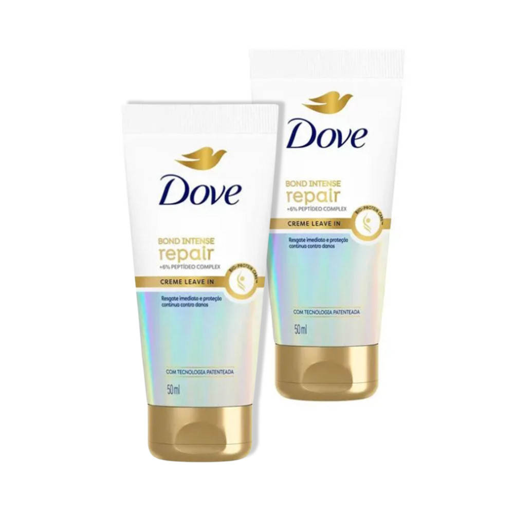2 Uni Creme Leave-in Dove Bond Intense Repair - 50ml