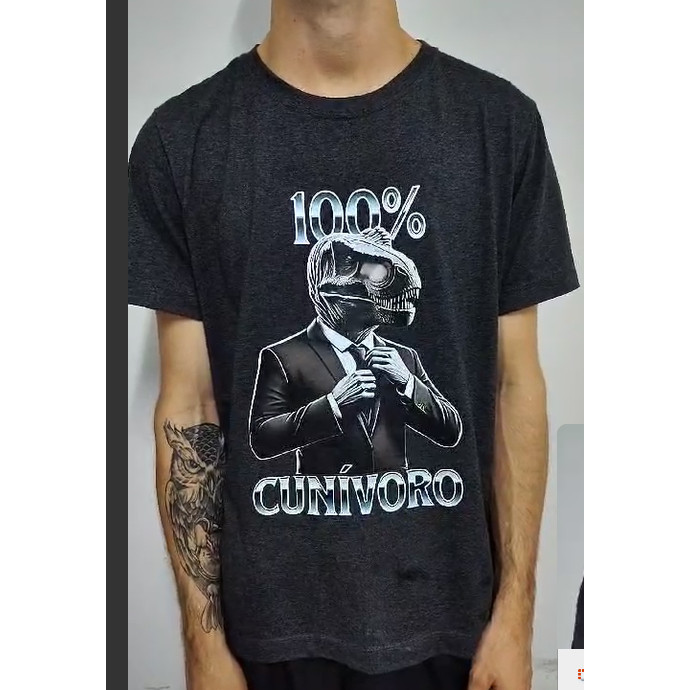 camiseta personalizada com rex dinossauro camiseta basica unissex ! ref street