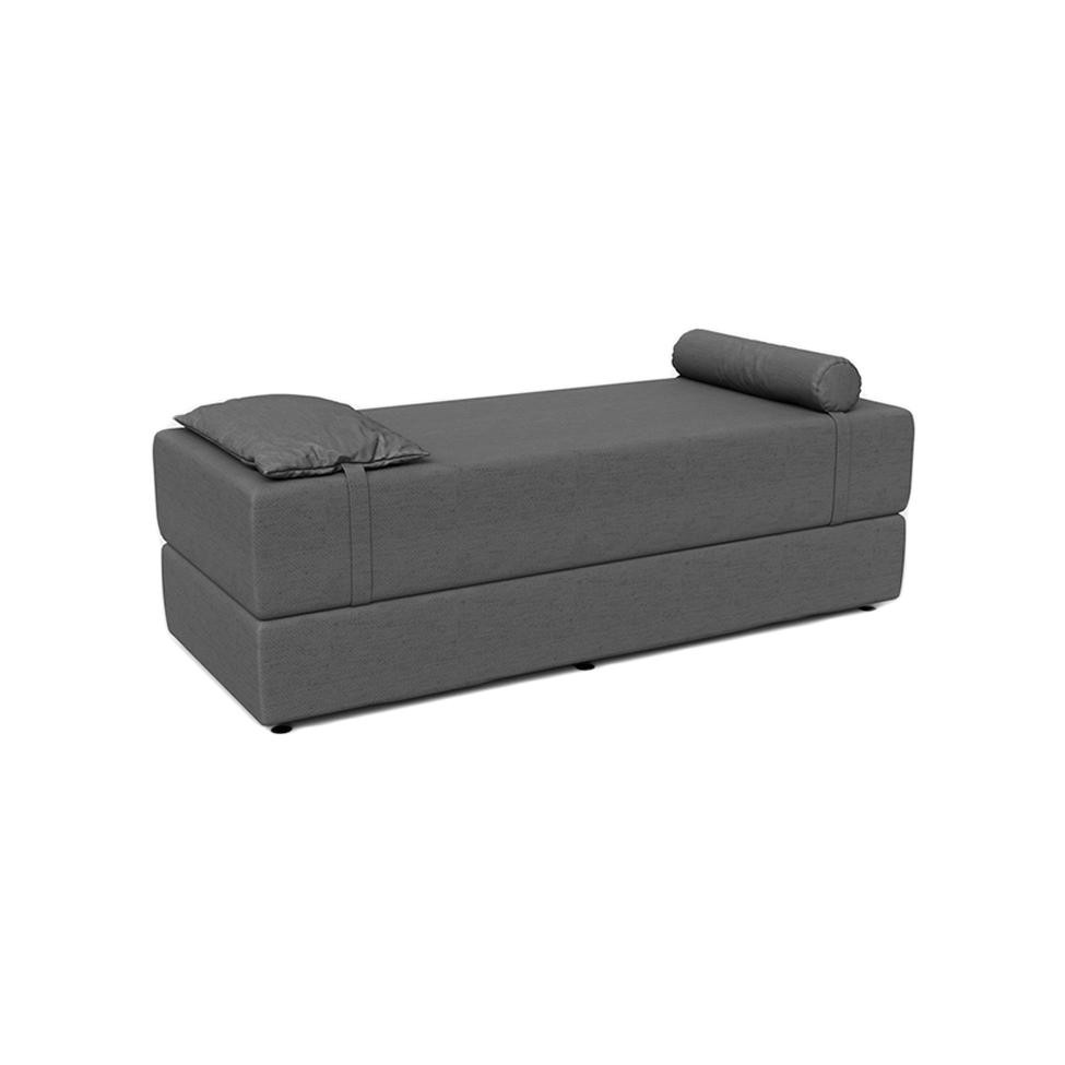 Sofá-Cama Casal 3 Lugares Cecília Linho Grafite