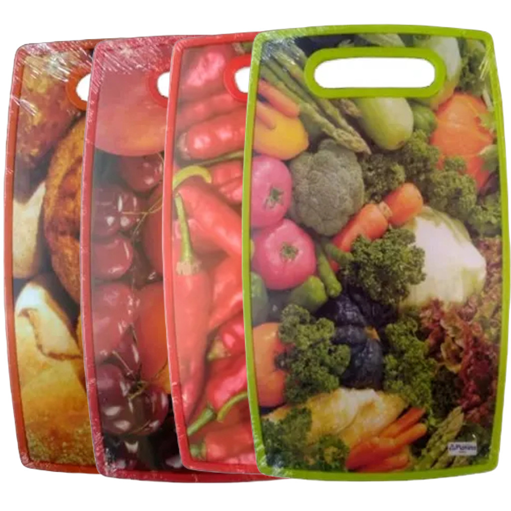 Tábua De Corte Universal Churrasco Cozinha Polietileno 23x37 Marca Planeta Utilidades