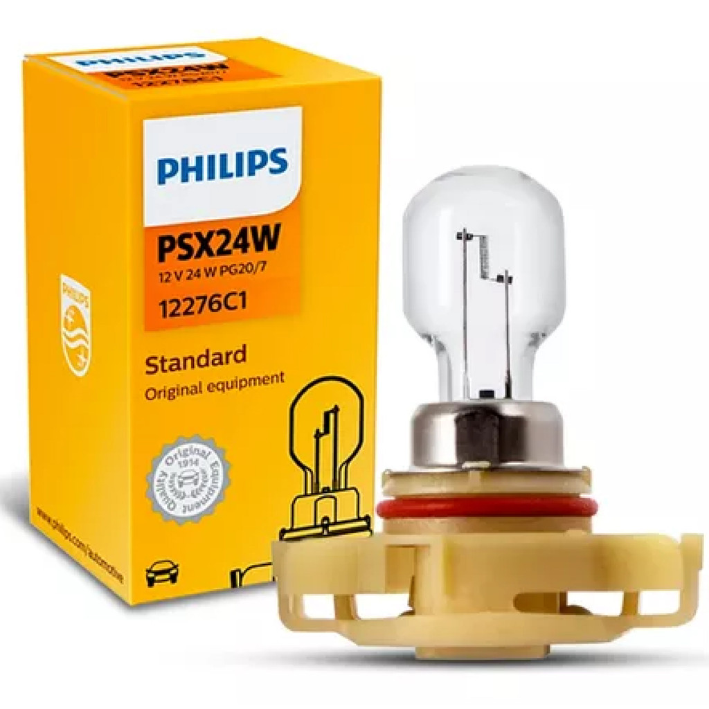 Lampada Philips PSX24W Halógena Standard H16 12v 24w Original Luz Farol de Neblina Farol de Milha em Oferta na Shopee