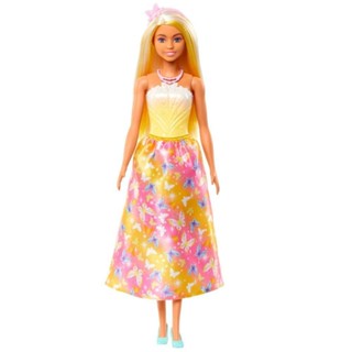Barbie Fantasia Donzelas Vestidos de Sonho Amarelo - Mattel em Oferta na Shopee