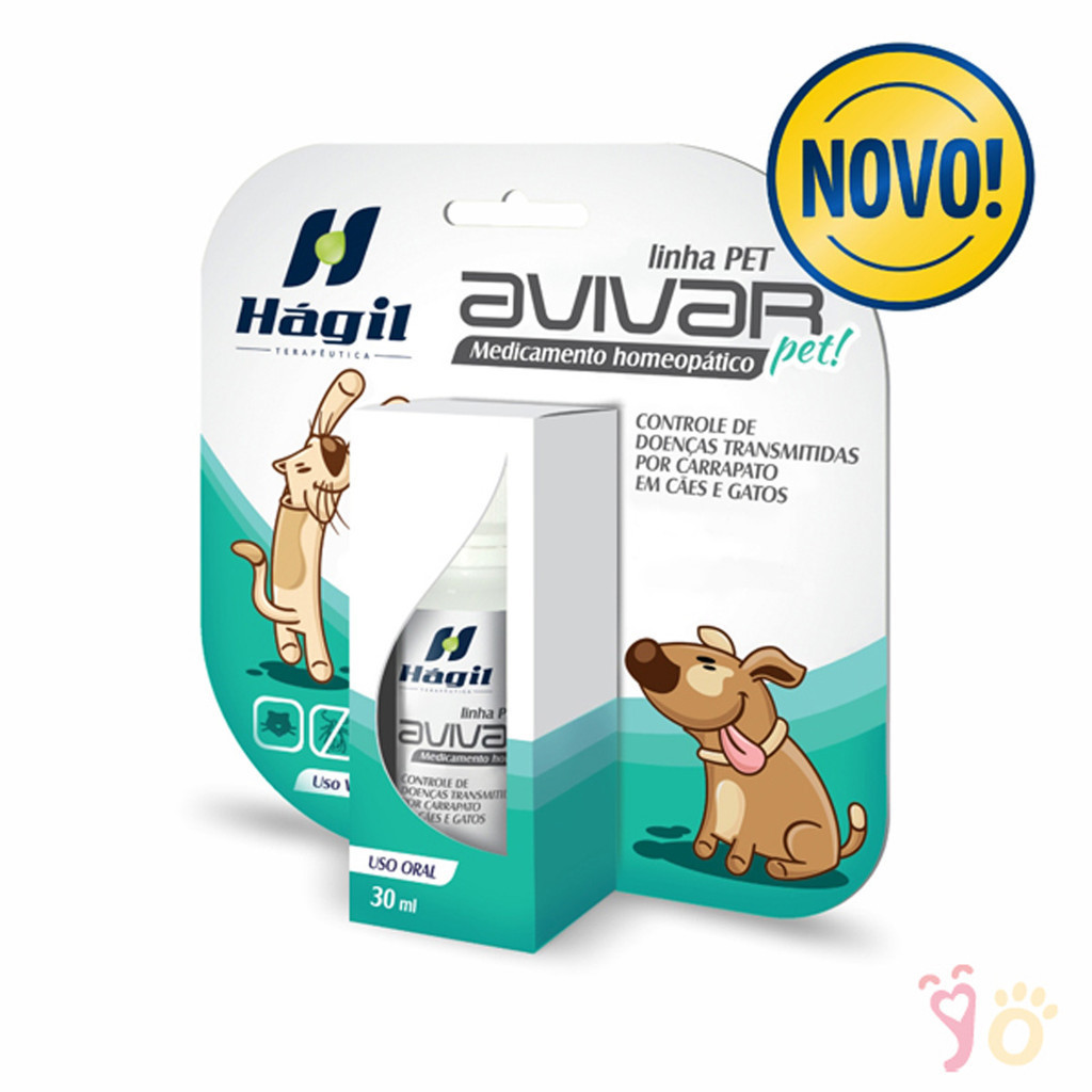 Avivar Pet Hágil Terapéutica para Cães e Gatos - 30 mL - Pets