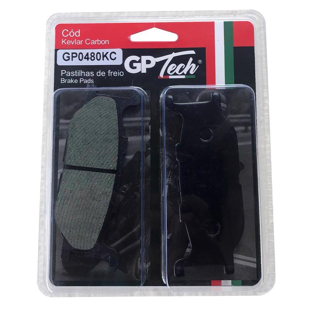 PASTILHA FREIO GP TECH 0480KC (D) VIRAGO 535 96- / DRAG STAR 650 / VIR