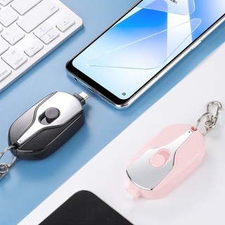Mini carregadores portáteis com mosquetão embutido impermeável apto para acampamento ao ar livre