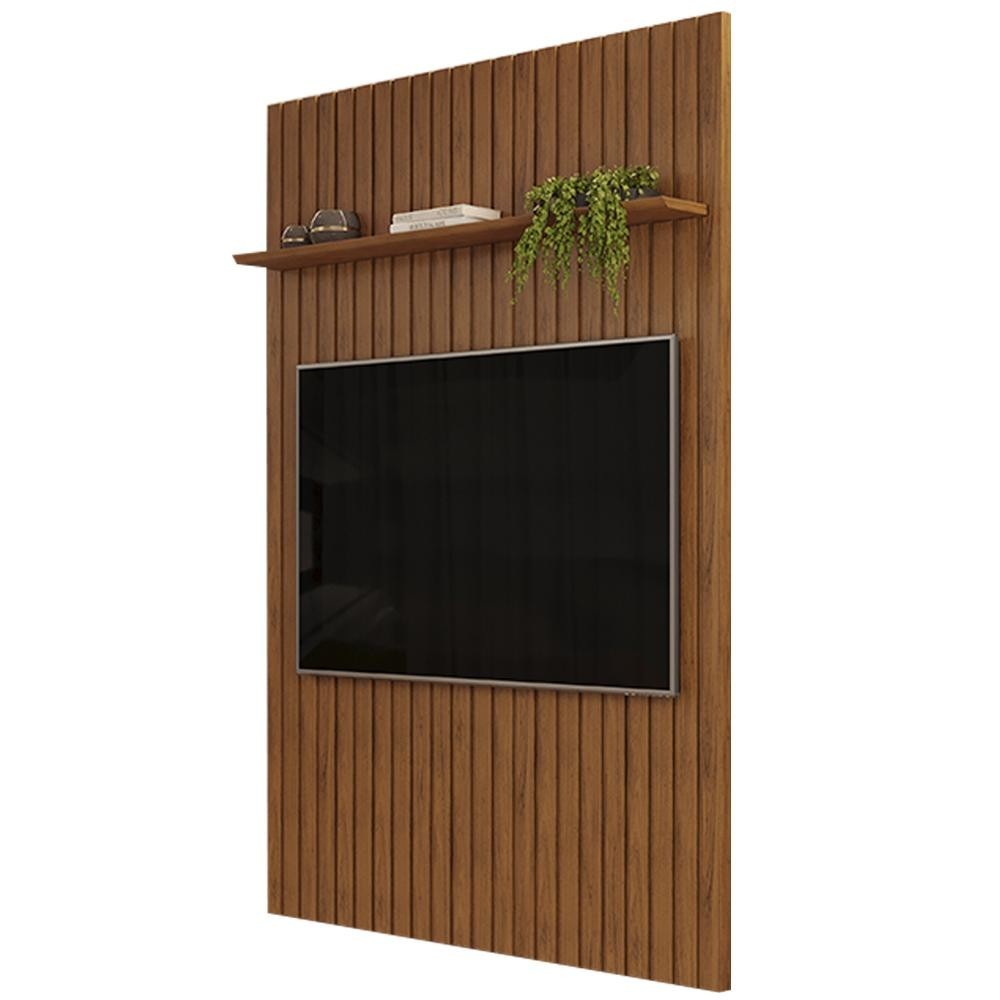 Painel para TV 60 Polegadas Ripado 143x240cm Pratisk D04 Freijó - Mpozenato em Oferta na Shopee
