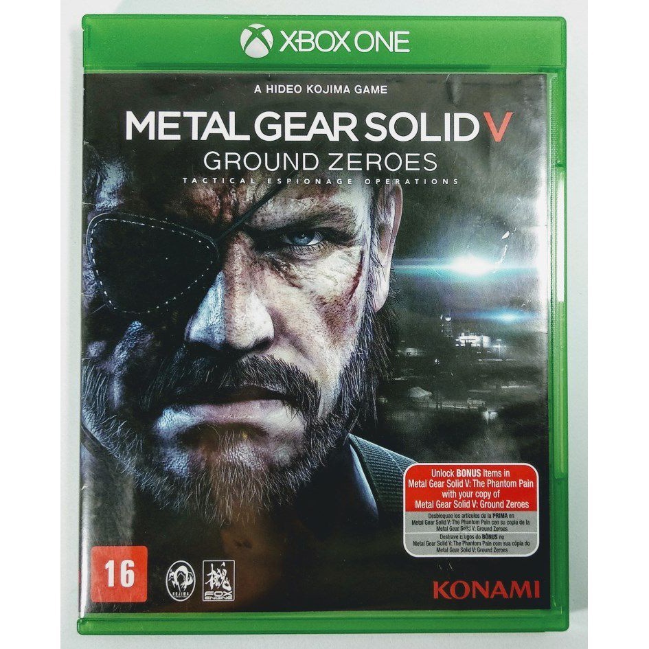 Jogo Metal Gear Solid V: Ground Zeroes - Xbox One