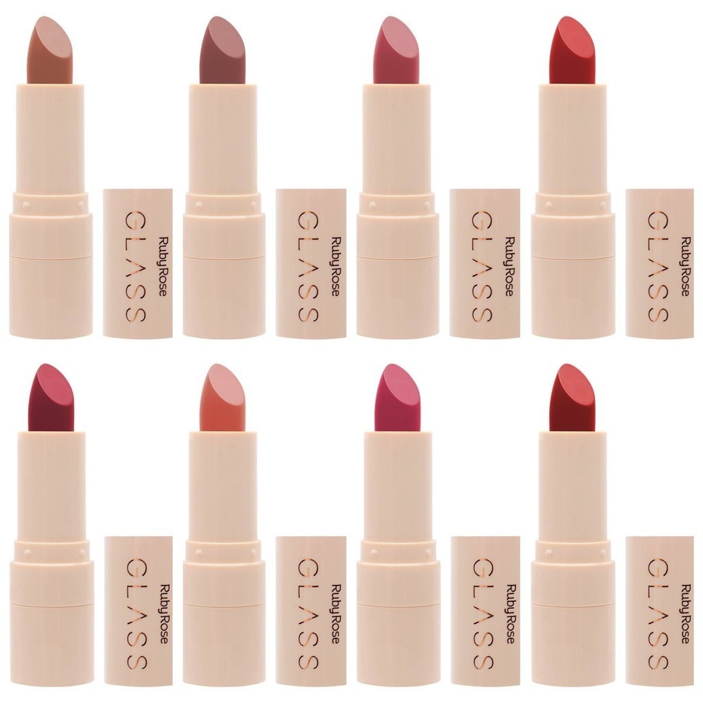 Batom Velvety Glass Aveludado Ruby Rose - Todas as Cores em Oferta na Shopee
