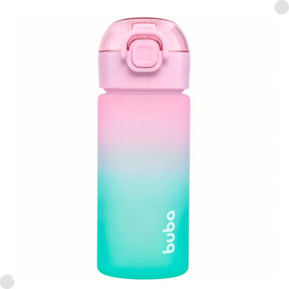 Garrafinha P/ Bebês Degradê Rosa Infantil 450ml C/ Canudo 18105 - Buba em Oferta na Shopee