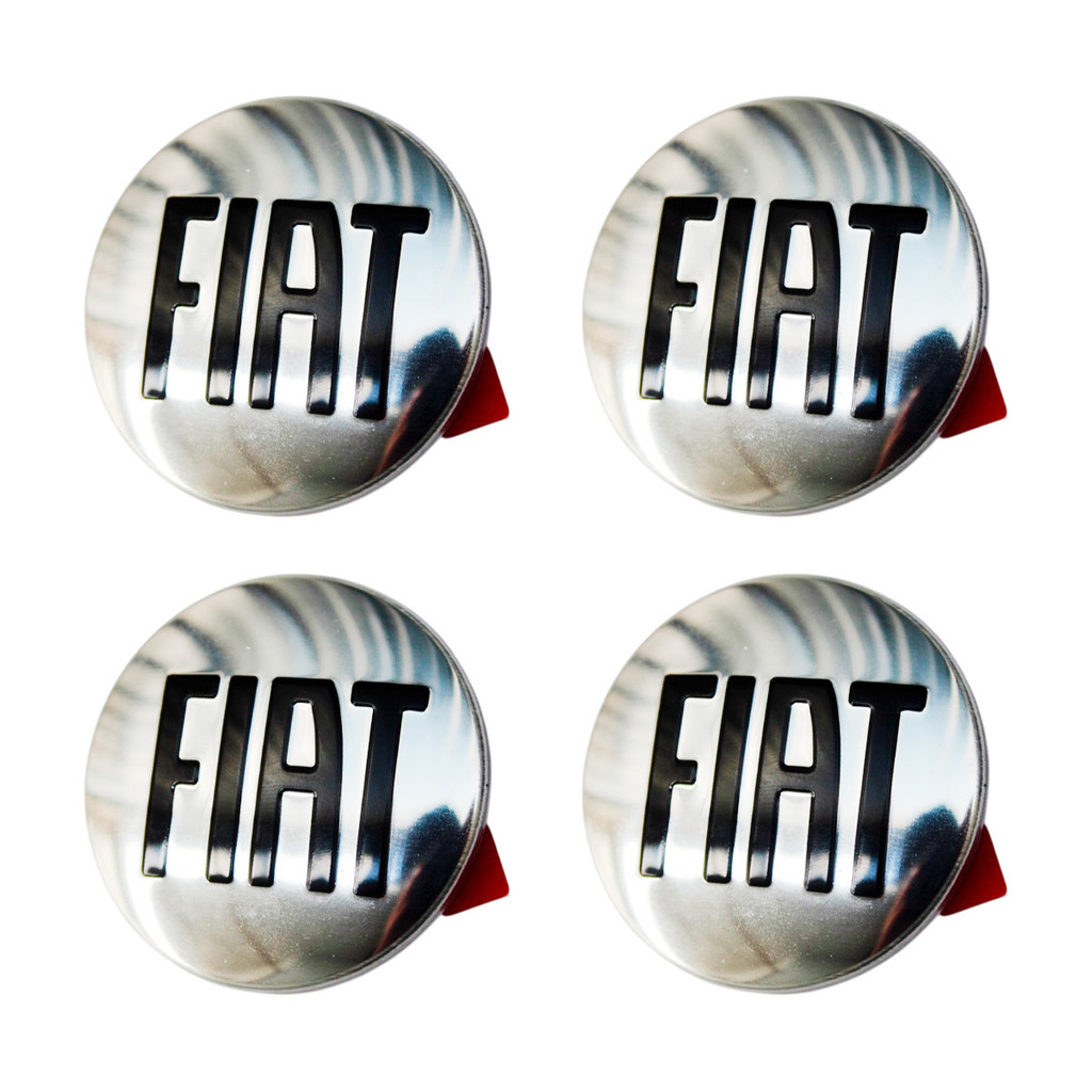 Jogo Calota Centro Meio Roda Fiat Freemont Toro Cromada 60mm