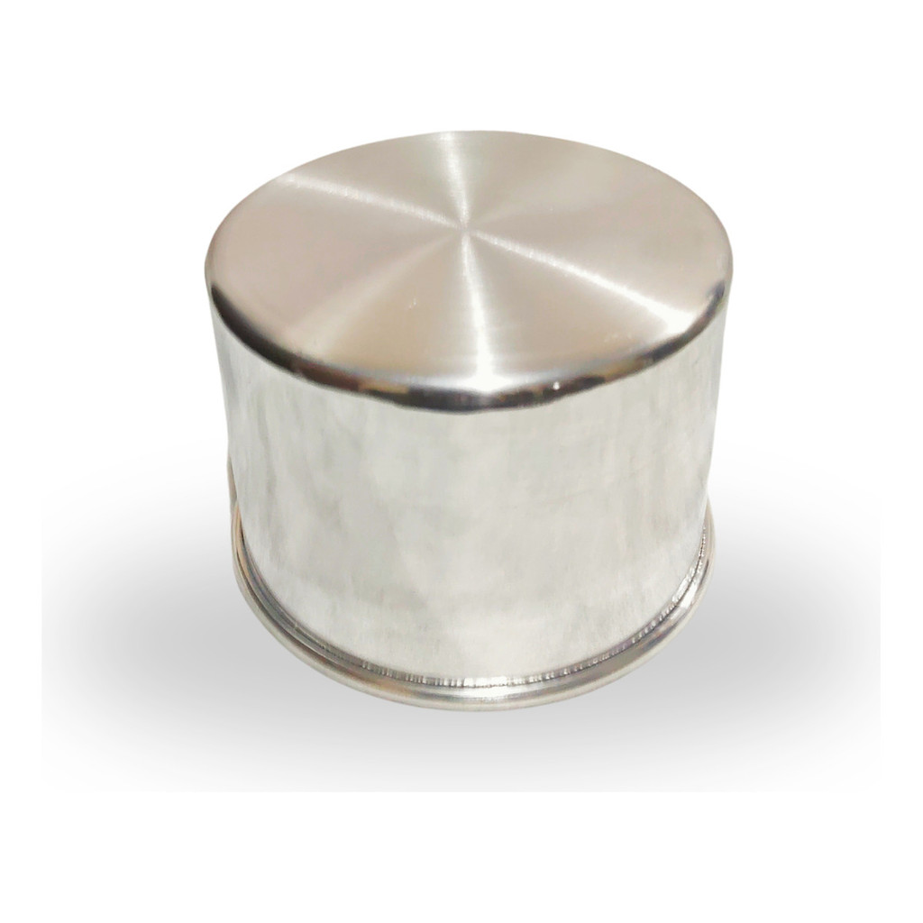 Forma Bolo Assadeira Redonda Alta Kit Alumínio Para Pudim Torta Pão Cm Jogo Fundo 14x10 Cm Alumínio Polida