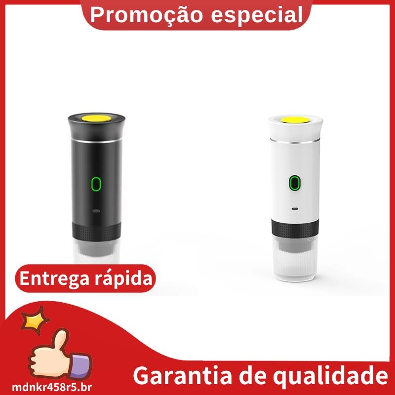 Mini Máquina De Café Expresso Portátil Elétrica Sem Fio 3 Em 1 Para Carro E Casa , Acampamento , Viagem , Cápsula , Cafe