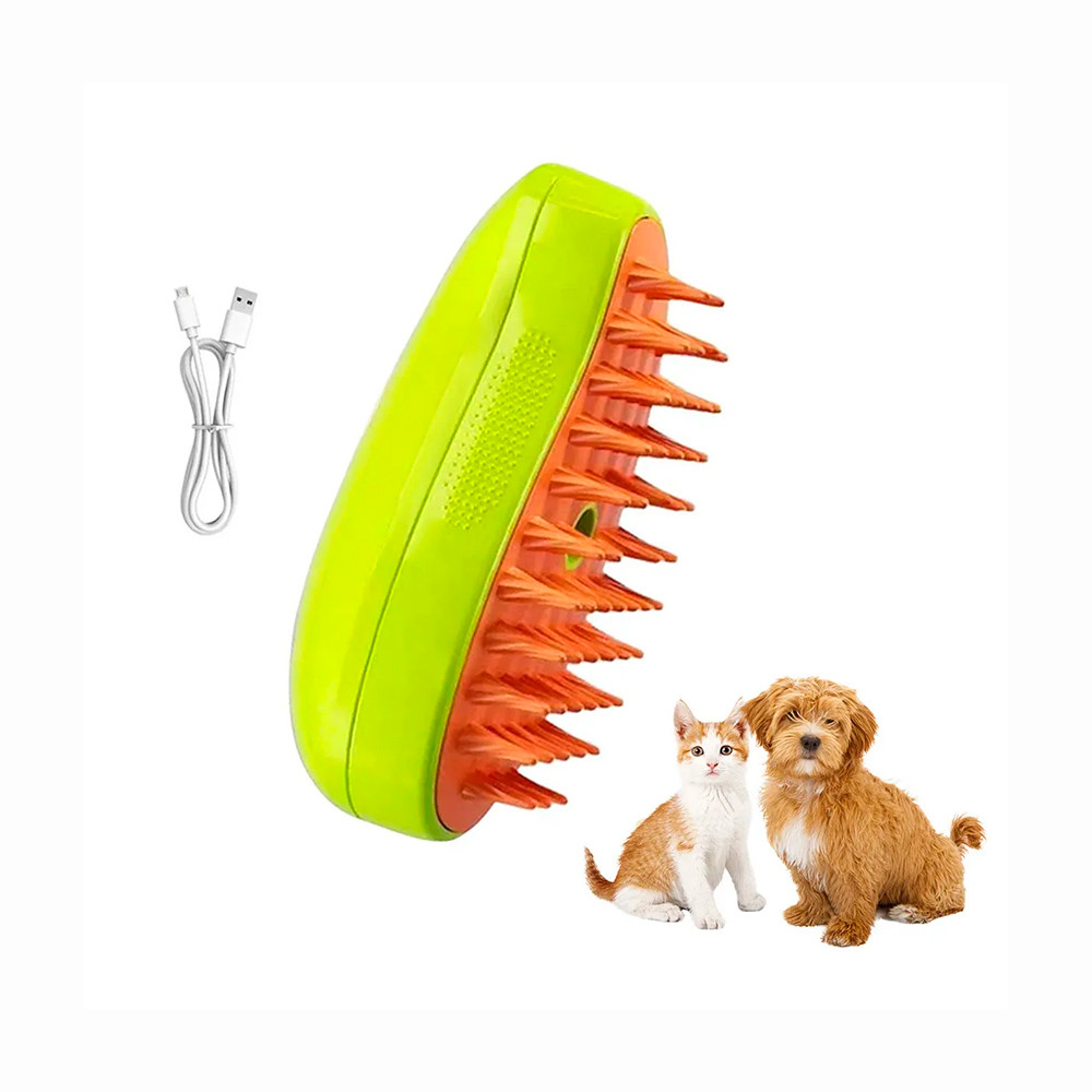 Detalhes do Escova Removedora de Pelos a Vapor Para Cães e Gatos Napi