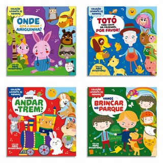 Combo Coleção Levante as Abinhas - Kit com 4 Livrinhos em Oferta na Shopee