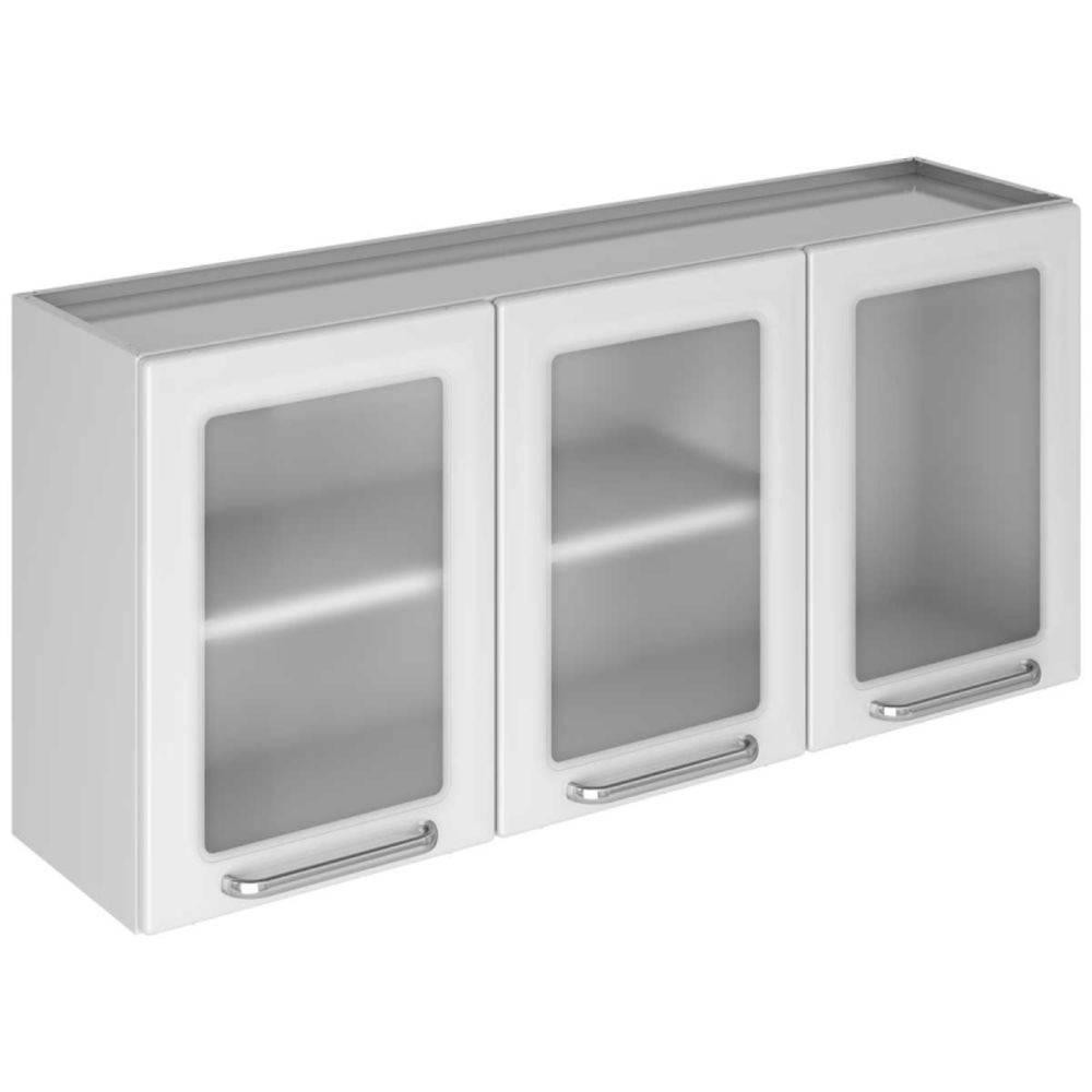 Armario de Cozinha Aereo Itatiaia Tarsila 3 Portas 3 Vidros Branco IPV3-120 em Oferta na Shopee
