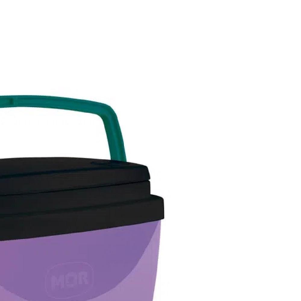 Caixa Térmica 12L Cooler Lilás com Verde 25108218 MOR