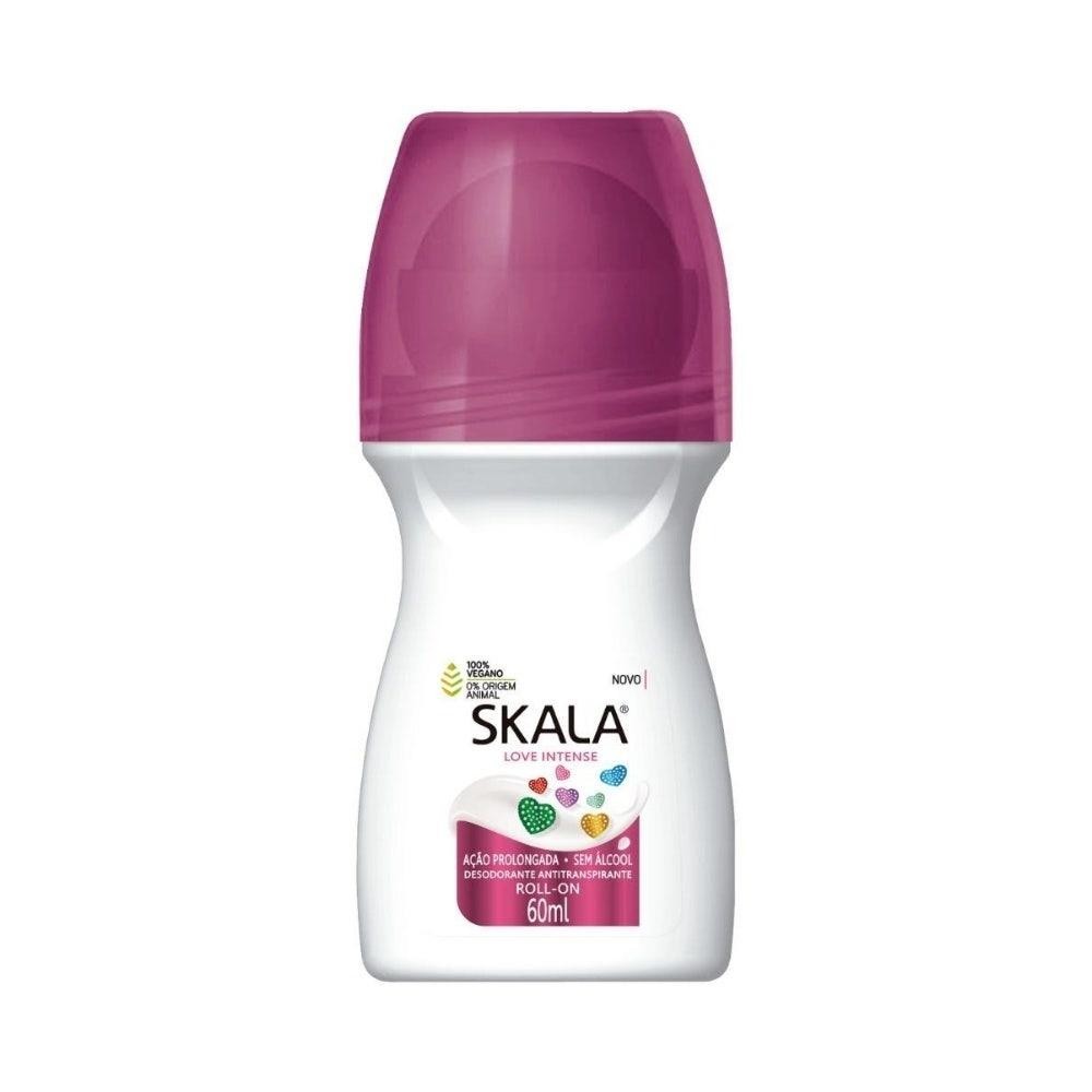 Desodorante Roll On Skala Love Intense Sem Alcool 60ml