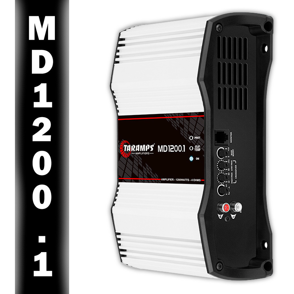 Módulo Amplificador Taramps MD1200.1 Classe D 1 Canal 1 Ohms Potência 1200w RMS Digital - Spare Parts and Accessories for Vehicles