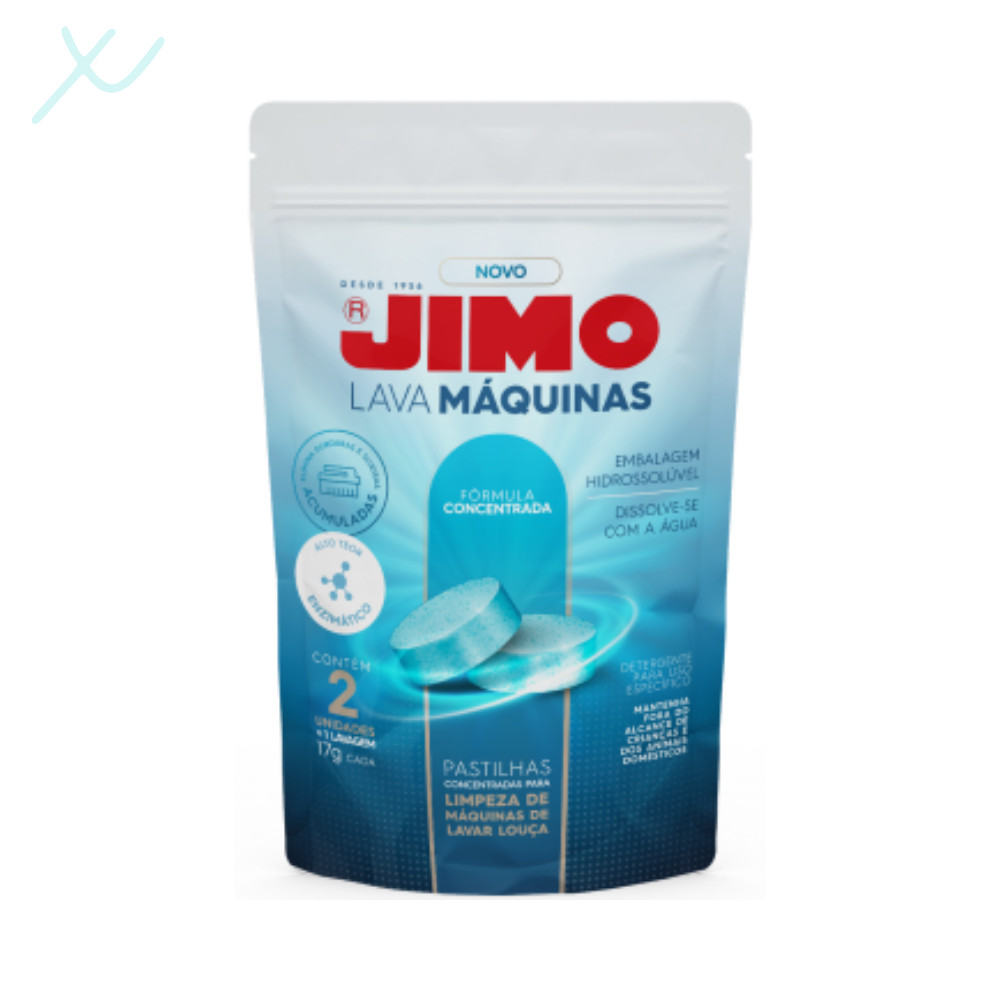 Jimo Pastilhas Limpa Máquinas De Lavar Louças 17g em Oferta na Shopee