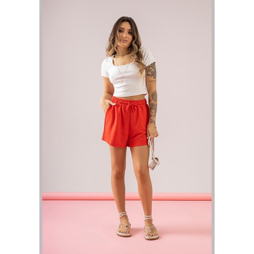 Blusa Básica em Malha Canelada Just Basic em Oferta na Shopee
