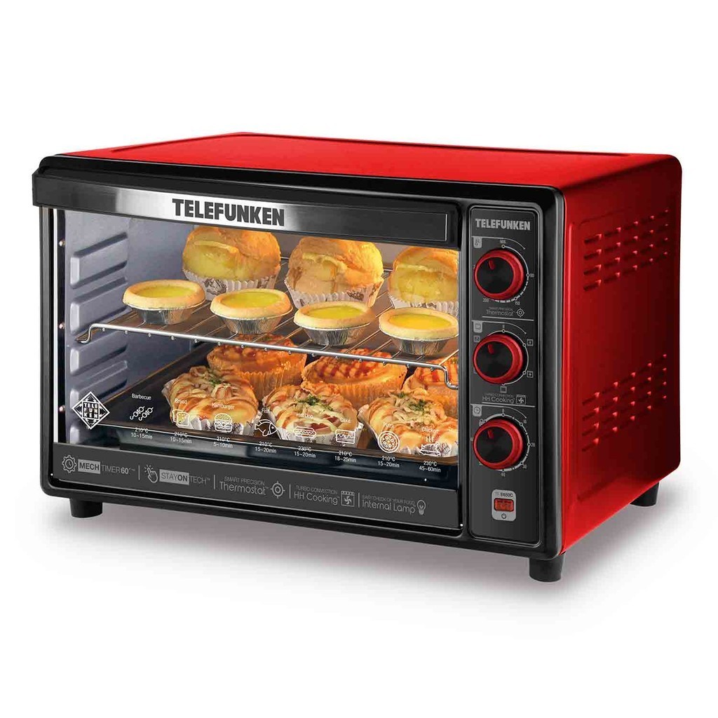 Forno de Bancada Elétrico Telefunken 60L TFE 650 em Oferta na Shopee