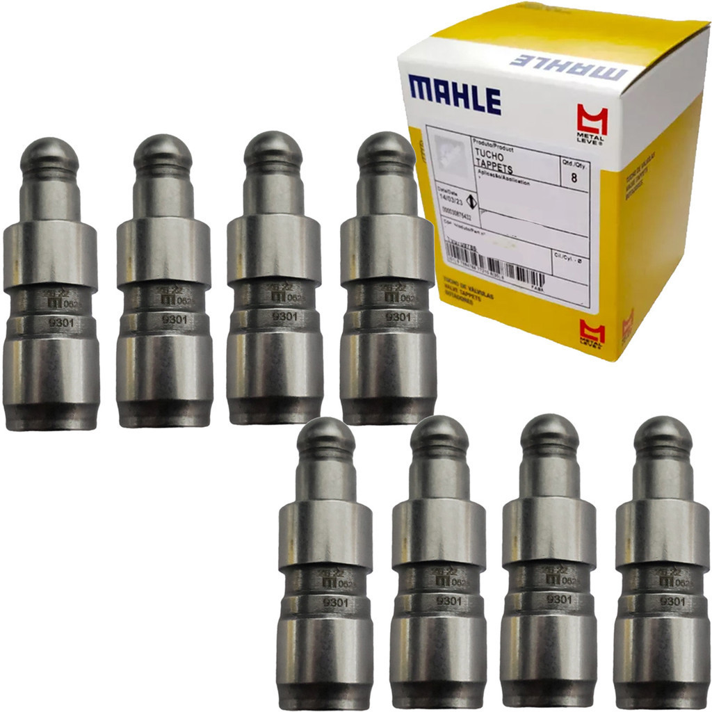 Jogo 8 Tucho De Valvula Ford Courier Ecosport Escort Fiesta Focus Ka 1.0 1.6 8v Zetec Rocam